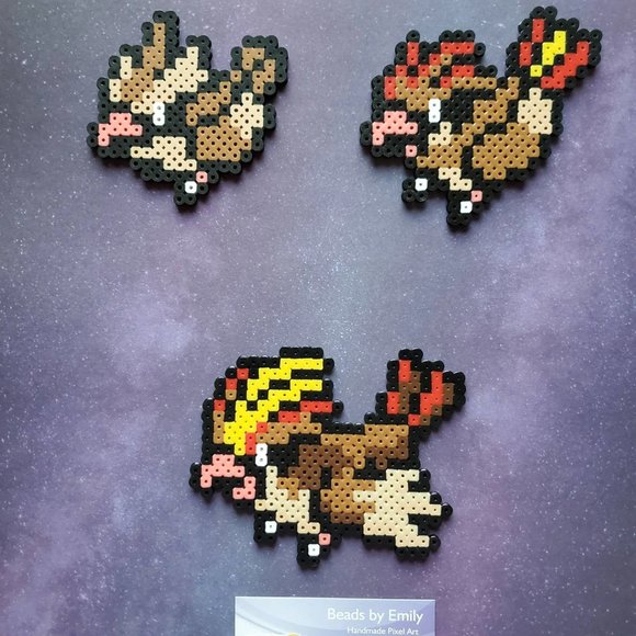Hand Crafted Other - Pidgey Pidgeotto Pidgeot Magnets - Handmade Pokemon Home Decor - Kids Room